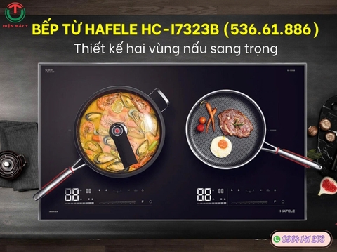 Bếp từ 2 vùng nấu Hafele HC-I7323B