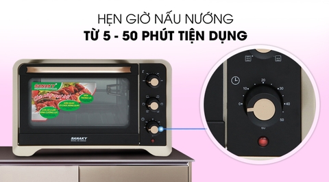 Lò nướng Sanaky VH309N2D 30 lít