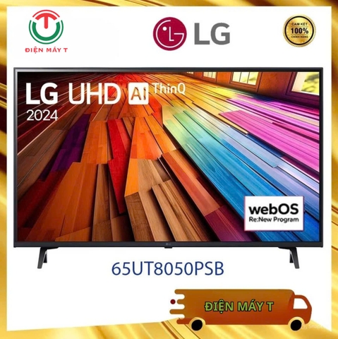 Smart Tivi LG 4K 65 inch 65UT8050PSB Mới 2024