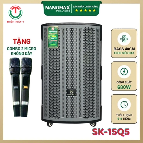 Loa Kéo Nanomax SK-15Q5 Bass 40cm 680W