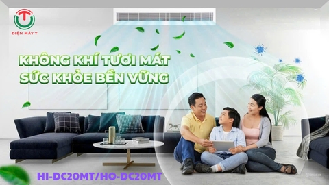 Giấu trần nối ống gió HIKAWA mono 1 chiều HI-DC20MT/HO-DC20MT (18.000 BTU)