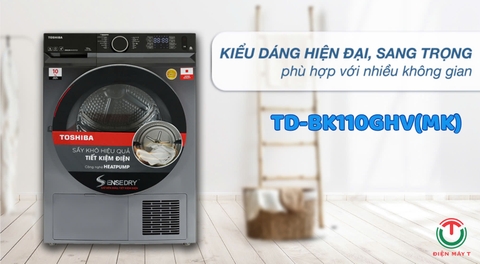 Máy sấy bơm nhiệt Toshiba 10 kg TD-BK110GHV(MK)