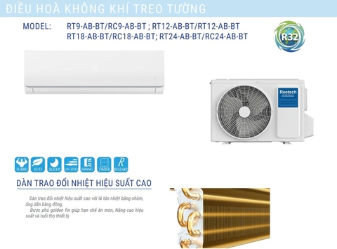 Máy lạnh treo tường Reetech 2HP RT/RC18AB-BT