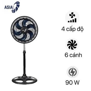 Quạt đứng ASIAVINA Turbo Plus VY639092 Đen