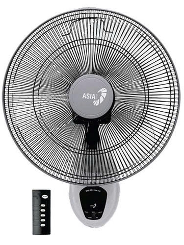 Quạt treo tường ASIAVINA VY377092 Xám (điều khiển từ xa)