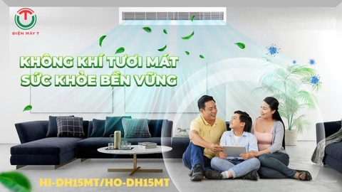 Giấu trần nối ống gió HIKAWA mono 2 chiều HI-DH15MT/HO-DH15MT (12000 BTU)
