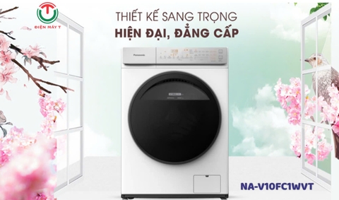 Máy giặt sấy Panasonic Inverter 10 Kg NA-V10FC1WVT