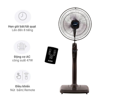 Quạt đứng Mitsubishi LV16-RB CY-BW ( Nâu Đậm )