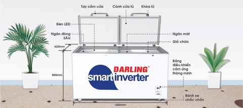 Tủ Đông Mát Darling Inverter 450 Lít DMF-4699WSI-2