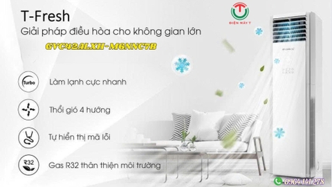 Máy lạnh tủ đứng Gree 4.5 HP GVC42ALXH-M6NNC7B