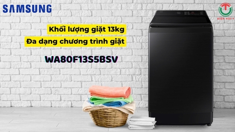 Máy giặt Samsung Inverter 13 kg WA80F13S5BSV