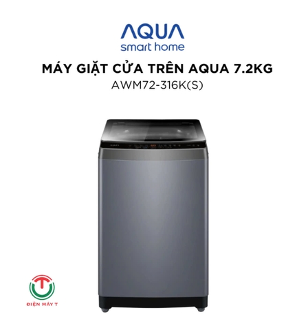 Máy giặt Aqua 7.2 kg AWM72-316K(S)