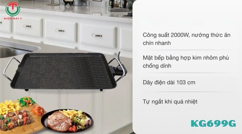 Bếp nướng điện Kangaroo KG699G