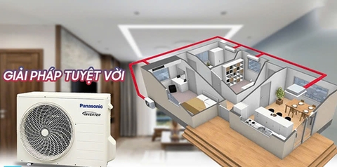 Dàn lạnh treo tường Multi Panasonic Inverter CS-MPU24YKZ (1 Chiều 20.500 BTU)