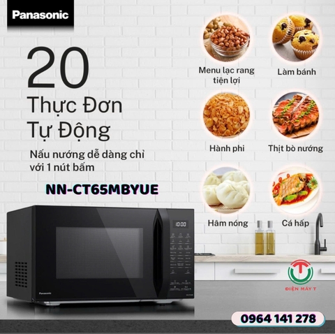 Lò vi sóng có nướng 27 lít Panasonic NN-CT65MBYUE