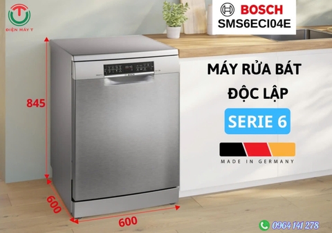 Máy rửa chén độc lập Bosch SMS6ECI04E