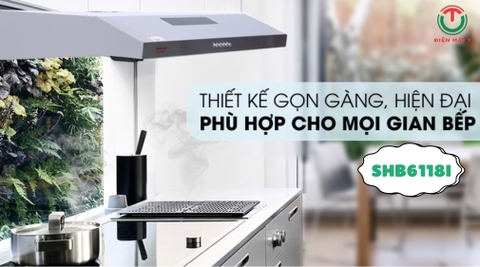 MÁY HÚT MÙI VỎ INOX SUNHOUSE SHB6118i