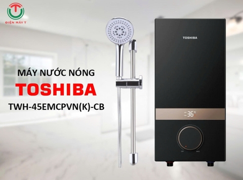 Máy nước nóng trực tiếp Toshiba 4500W TWH-45EMCPVN(K)-CB [ có bơm ]