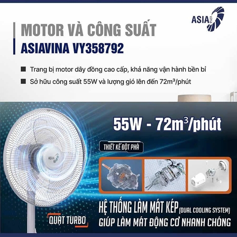 Quạt lửng ASIAVINA VY358792