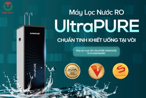 Máy lọc nước RO UltraPURE SUNHOUSE 10 LÕI SHA76620KL