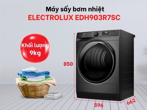 Máy sấy bơm nhiệt Electrolux UltimateCare 9 kg EDH903R7SC