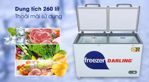 Tủ Đông/ Mát 2 Ngăn Darling 370 lít DMF-3999 W2