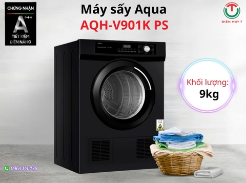 Máy sấy thông hơi Aqua 9 kg AQH-V901K PS