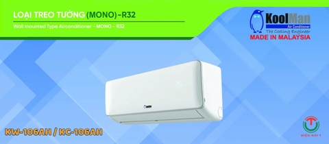 Máy lạnh KOOLMAN mono 1hp KW-106AH/KC-106AH