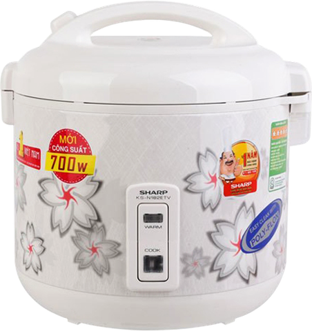 Nồi Cơm điện Sharp 1.8 lít KS-N182ETV "SW"