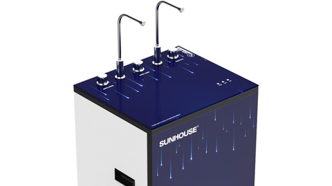 Máy lọc nước nóng lạnh RO Sunhouse 10 lõi SHA76216CK