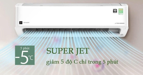 Máy lạnh Sharp Inverter 1.5 HP AH-XP13CMW [2025]