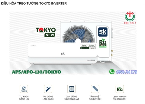 Điều hòa SUMIKURA Tokyo Inverter  12000BTU APS/APO-120/TOKYO