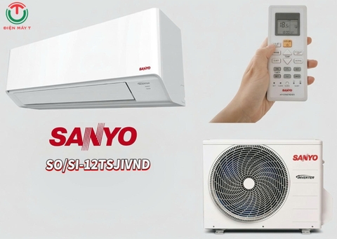 Máy lạnh Sanyo Inverter 1.5 HP SO/SI-12TSJIVND
