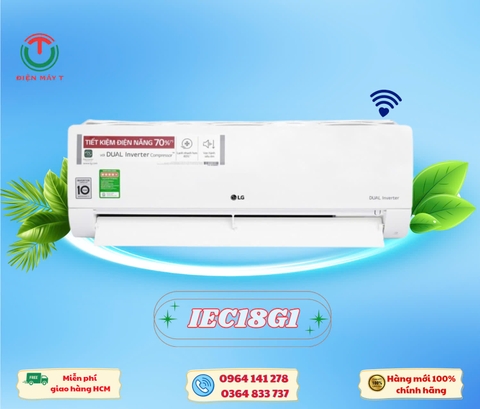 Máy lạnh LG Inverter 2 HP IEC18G1 [2025]