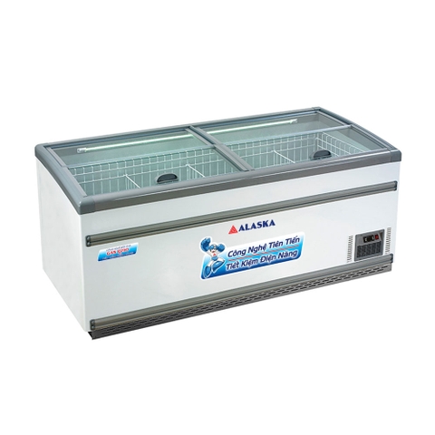 Tủ đông kính phẳng Alaska KN-650