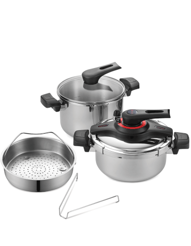 Bộ nồi áp suất Inox IH 3 trong 1 POONGNYUN VGPC2-SET (3.5L/5.5L)