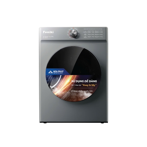 Máy sấy thông hơi Funiki 8kg HD V680AG