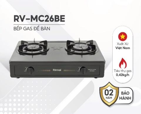 Bếp Gas Đôi Rinnai RV-MC26BE
