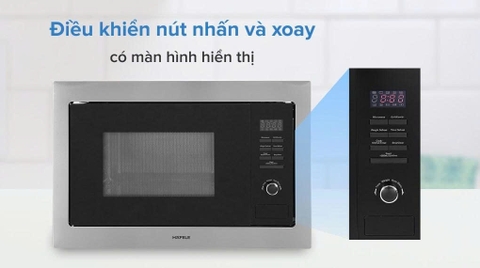 Lò vi sóng kết hợp nướng âm tủ 25lít Hafele HM-B38A