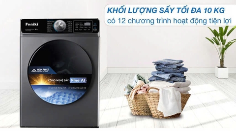 Máy sấy Funiki 10 Kg HD V6100AG