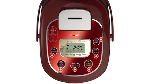 Nồi cơm điện tử Sharp KS-TH18-RD