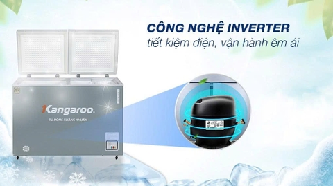Tủ đông kháng khuẩn Kangaroo Inverter 375 lít KGFZ435IG1