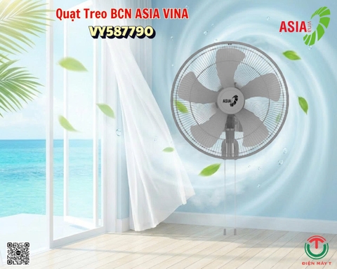 Quạt treo tường bán công nghiệp ASIAVINA VY587790 Xám