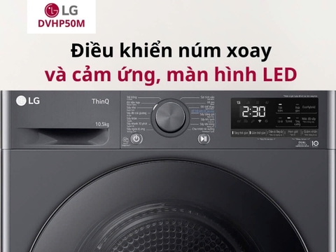Máy sấy bơm nhiệt LG 10.5 kg DVHP50M