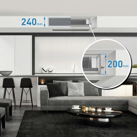 Dàn lạnh âm trần nối ống gió Multi Panasonic Inverter CS-MU9YD3Z (1 Chiều 9.000 BTU)
