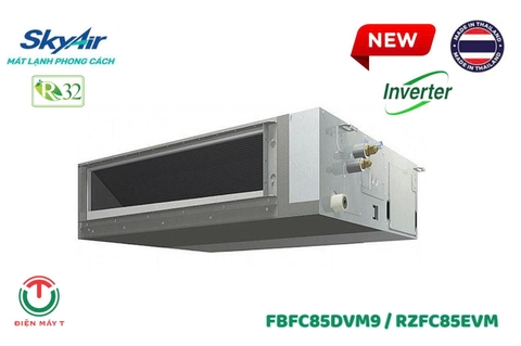 Máy lạnh giấu trần nối ống gió Daikin 29.000Btu FBFC85DVM9/RZFC85EVM [2025]