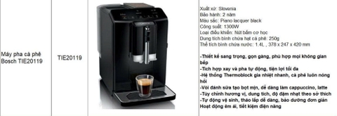 Máy pha cà phê Bosch TIE20119