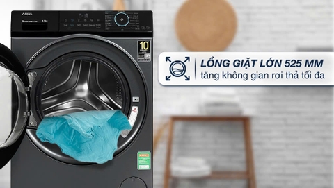 Máy giặt Aqua Inverter 9.5 kg AQD-A952J BK