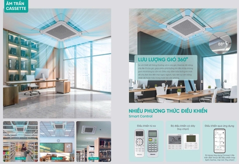 Máy lạnh âm trần Hisense 37.400 btu  AUC-36CR4RDKA