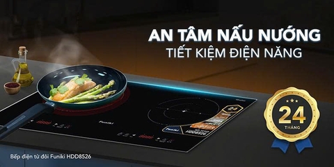 Bếp điện từ đôi Funiki HDD8526 - Hàng chính hãng